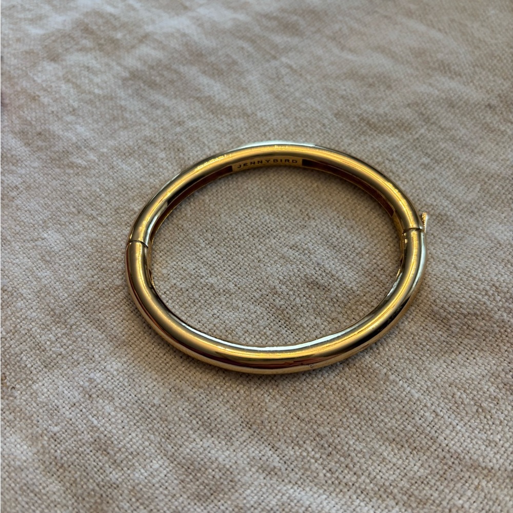 Jenny Bird 14k gold dipped Gia Bangle Bracelet